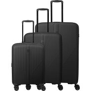 Travelite Air Stripe 4 Rollen Kofferset 3-teilig mit Dehnfalte Produktbild