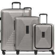 Redolz Essentials 14 4 Rollen Kofferset 3-teilig mit Dehnfalte Produktbild