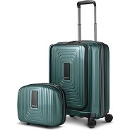 Redolz Essentials 14 Kofferset 2 tlg. Kabinentrolley mit Dehnfalte + Beautycase Produktbild