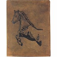 Greenburry Vintage Geldbörse Pferd Leder 9,5 cm Produktbild