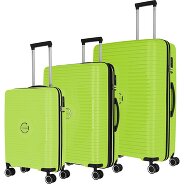 Travelite Orbita 4 Rollen Kofferset 3-teilig mit Dehnfalte Produktbild