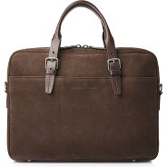 Castelijn & Beerens Nubuck Aktentasche Leder 41 cm Laptopfach Produktbild