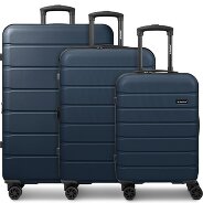 Saxoline Miami 4 Rollen Kofferset 3-teilig mit Dehnfalte Produktbild