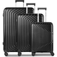 Redolz Essentials 01 4 Rollen Kofferset 3-teilig mit Dehnfalte Produktbild