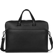bugatti Black Aktentasche Leder 38 cm Laptopfach Produktbild