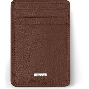 Redolz Leather Essentials Kreditkartenetui RFID Leder 7 cm mit Geldscheinklammer Produktbild