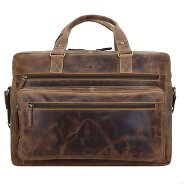 Greenburry Vintage Aktentasche Leder 43 cm Laptopfach Produktbild