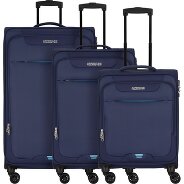 American Tourister Street Roll 4 Rollen Kofferset 3-teilig mit Dehnfalte Produktbild