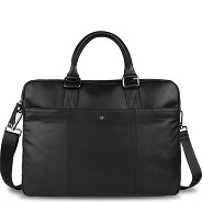 bugatti Black Magic Aktentasche Leder 40 cm Laptopfach Produktbild