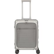 Travelite Next 4-Rollen Kabinentrolley Aluminium 55 cm Laptopfach Produktbild