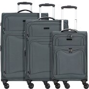 d&n Travel Line 9204 4 Rollen Kofferset 3-teilig mit Dehnfalte Produktbild