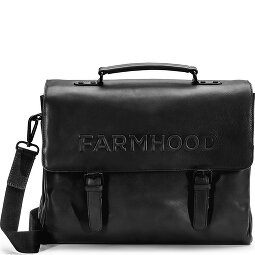 Farmhood Memphis Aktentasche XXL 3 Fächer Leder 39 cm  Variante 1