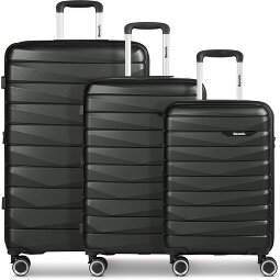 Bench Paris 4 Rollen Kofferset 3-teilig mit Dehnfalte  Variante 2