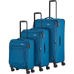 Travelite Chios 4 Rollen Kofferset 3-teilig mit Dehnfalte  Variante 1