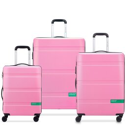 Delsey Paris x United Colors of Benetton Now Hardside 4-Rollen Kofferset 3 tlg. mit Dehnfalte  Variante 5