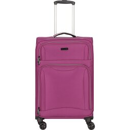 d&n Travel Line 9204 4 Rollen Trolley M 66 cm mit Dehnfalte  Variante 2