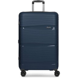 d&n Travel Line 4300-Plus 4 Rollen Trolley L 76 cm mit Dehnfalte  Variante 2