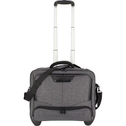 Dermata 2 Rollen Businesstrolley 44 cm Laptopfach  Variante 1