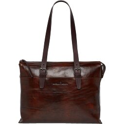 Castelijn & Beerens Rien Schultertasche RFID Schutz Leder 40 cm Laptopfach  Variante 1
