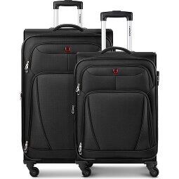 Wenger Beaumont 4-Rollen Kofferset M+L mit Dehnfalte  Variante 1