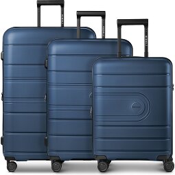 Redolz Essentials 11 4 Rollen Kofferset 3-teilig mit Dehnfalte  Variante 5