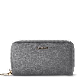 Lazarotti Bologna Leather XL Double Zip-Around Geldbörse RFID Leder 20 cm  Variante 5