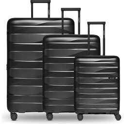 Bergpfeil Travel 4-Rollen Kofferset 3-tlg. mit Dehnfalte  Variante 2