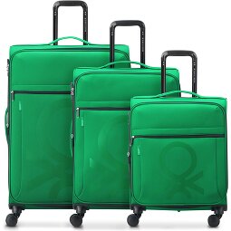 Delsey Paris x United Colors of Benetton Color Block 4-Rollen Kofferset 3 tlg.  Variante 1