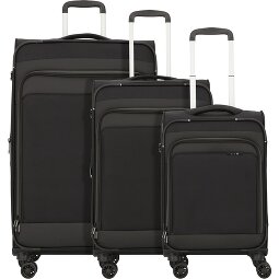 d&n Travel Line 9504 4 Rollen Kofferset 3-teilig mit Dehnfalte  Variante 1