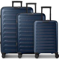 d&n Toronto 4 Rollen Kofferset 3-teilig mit Dehnfalte  Variante 4