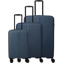 Travelite Air Stripe 4 Rollen Kofferset 3-teilig mit Dehnfalte  Variante 3