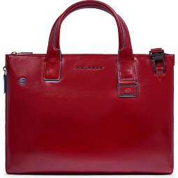 Piquadro Blue Square Shopper Tasche Leder 38 cm Laptopfach mit Dehnfalte  Variante 3