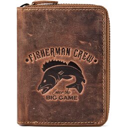 Greenburry Hecht Geldbörse Leder 10 cm  Variante 3