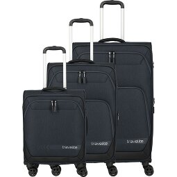 Travelite Kick Off 4 Rollen Kofferset 3-teilig mit Dehnfalte  Variante 2