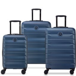 Delsey Paris Air Armour 4 Rollen Kofferset 3-teilig mit Dehnfalte  Variante 2