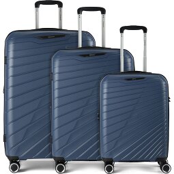 Benzi 5808 4 Rollen Kofferset 3-teilig mit Dehnfalte  Variante 1
