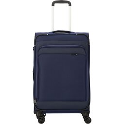 d&n Travel Line 9504 4 Rollen Trolley M 67 cm mit Dehnfalte  Variante 3