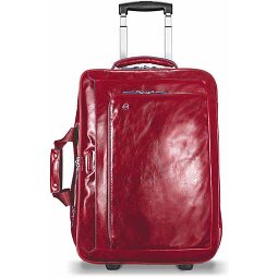 Piquadro Blue Square 2 Rollen Businesstrolley Leder 51 cm Laptopfach  Variante 2