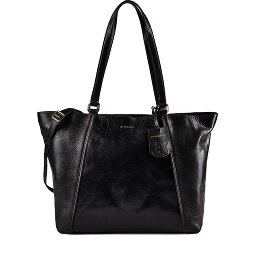 Burkely Fine Florence Shopper Tasche Leder 37 cm Laptopfach  Variante 1