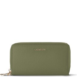 Lazarotti Bologna Leather XL Double Zip-Around Geldbörse RFID Leder 20 cm  Variante 8