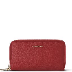 Lazarotti Bologna Leather XL Double Zip-Around Geldbörse RFID Leder 20 cm  Variante 9