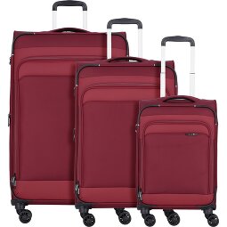 d&n Travel Line 9504 4 Rollen Kofferset 3-teilig mit Dehnfalte  Variante 2