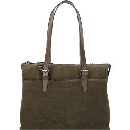 Castelijn & Beerens Nubuck Schultertasche Leder 40 cm Laptopfach  Variante 1