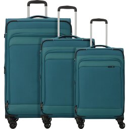 d&n Travel Line 9504 4 Rollen Kofferset 3-teilig mit Dehnfalte  Variante 3