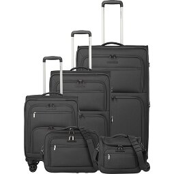 Travelite Cubis 4 Rollen Kofferset 5-teilig mit Dehnfalte  Variante 1