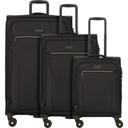 d&n Travel Line 9704 4 Rollen Kofferset 3-teilig mit Dehnfalte  Variante 1