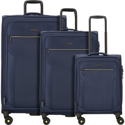 d&n Travel Line 9704 4 Rollen Kofferset 3-teilig mit Dehnfalte  Variante 2