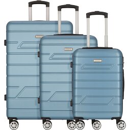 Nowi Bergamo 4 Rollen Kofferset 3-teilig  Variante 4