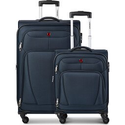 Wenger Beaumont 4-Rollen Kofferset S+L mit Dehnfalte  Variante 2