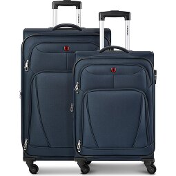 Wenger Beaumont 4-Rollen Kofferset M+L mit Dehnfalte  Variante 2